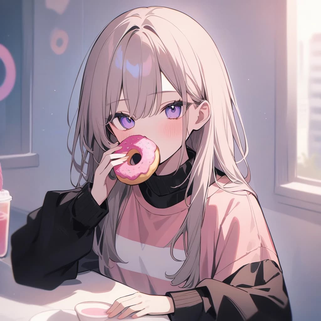 very aesthetic, high quality, rating: general, A donut