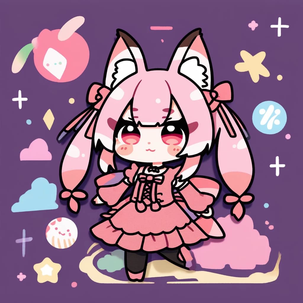 kemomimi chan, chibi